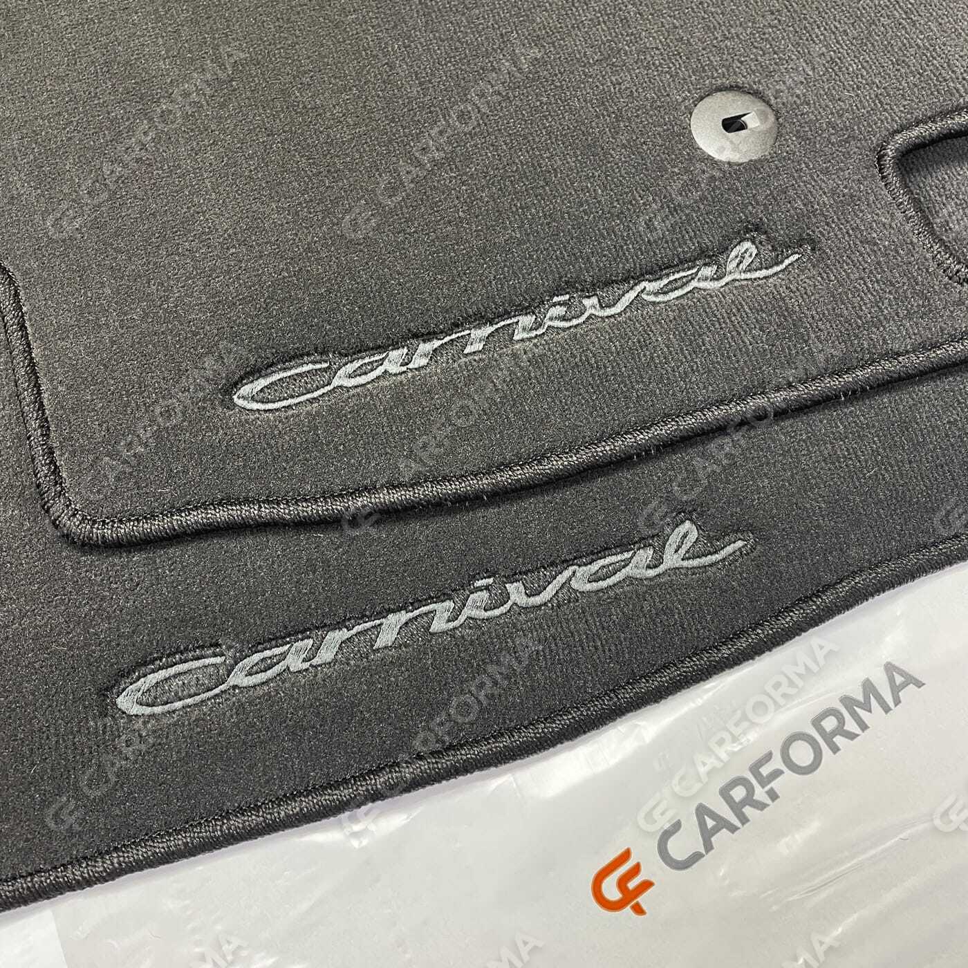 Ворсовые коврики на KIA Carnival III 7 мест 2014&nbsp;-&nbsp;2021 в Новороссийске