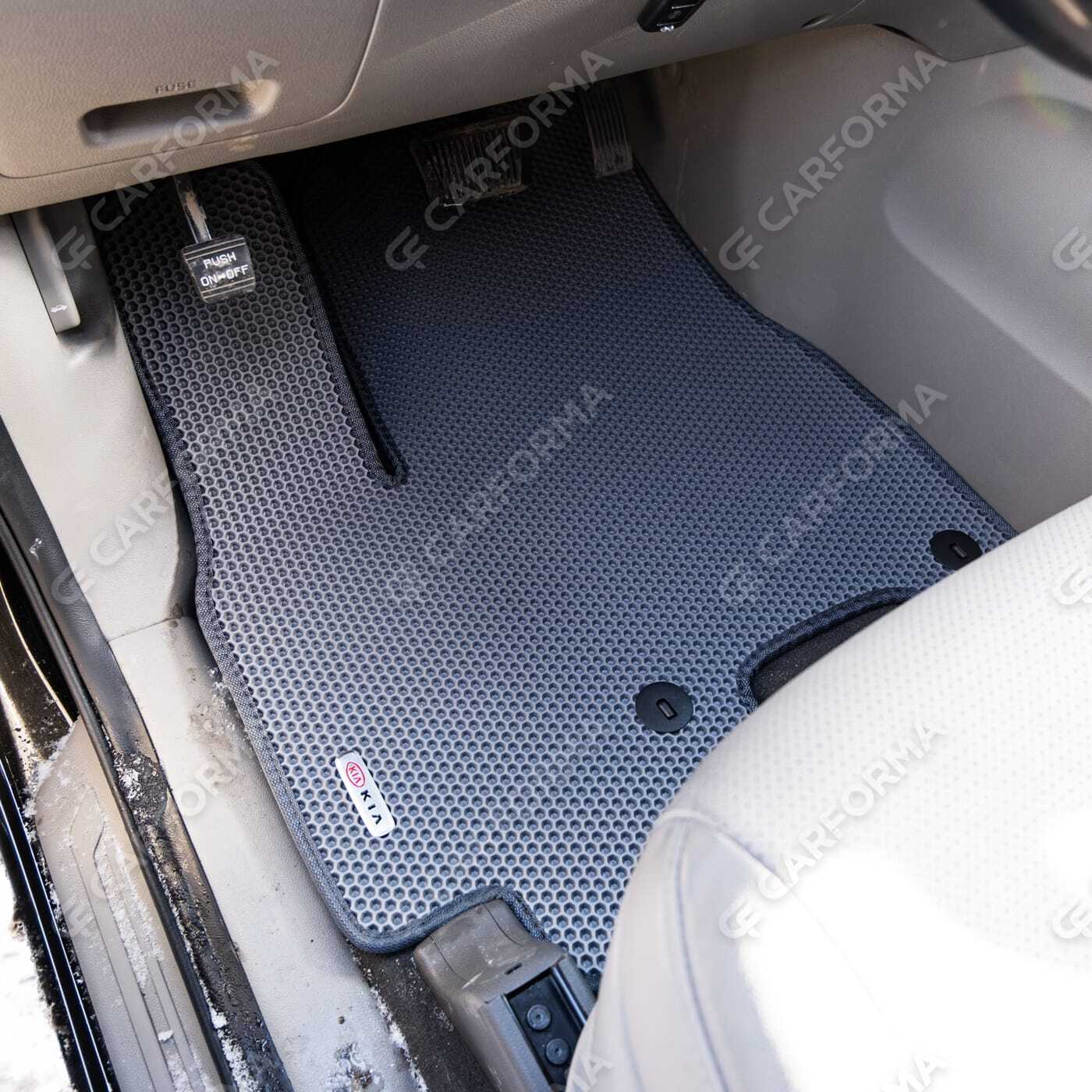 Ворсовые коврики на KIA Carnival III 7 мест 2014&nbsp;-&nbsp;2021 в Новороссийске