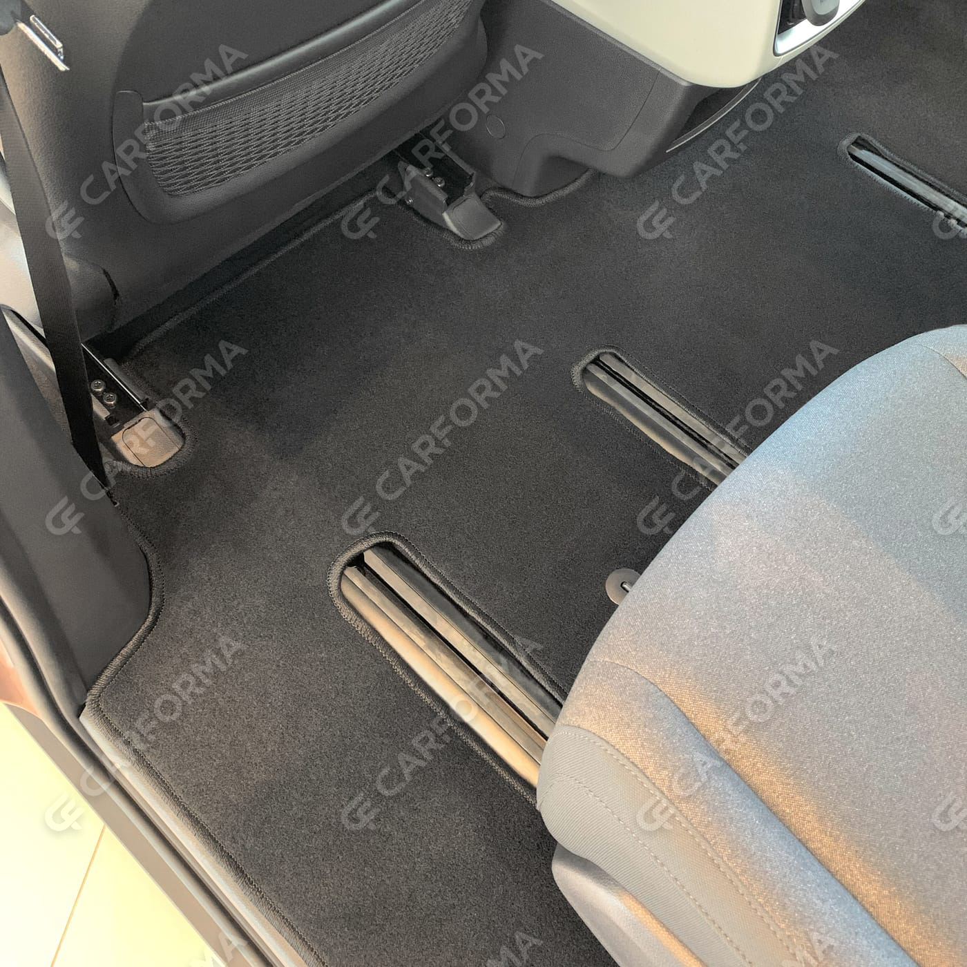 Ворсовые коврики на KIA Carnival IV 7 мест без оттоманок 2020&nbsp;-&nbsp;2026 в Новороссийске