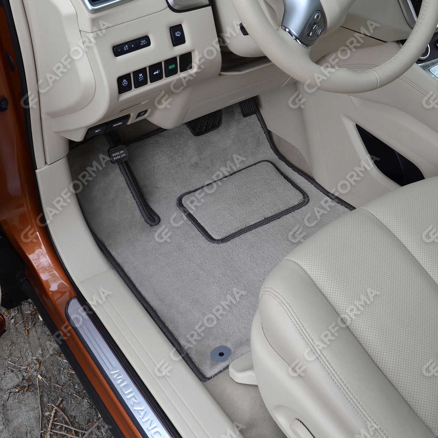 Ворсовые коврики на Nissan Murano (Z52) 2014&nbsp;-&nbsp;2022 в Новороссийске