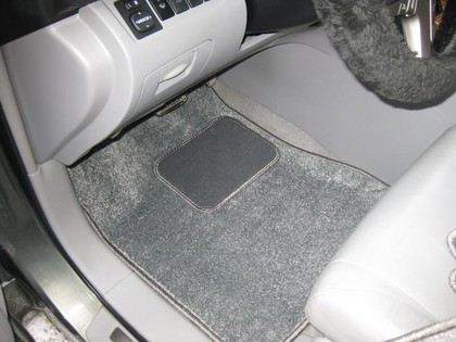 Ворсовые коврики на Toyota Highlander II 2007 - 2013 в Новороссийске