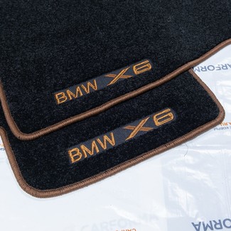 Ворсовые коврики на BMW X6 (E71/E72) 2008 - 2014 в Новороссийске