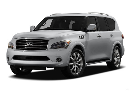 Ворсовые коврики на Infiniti QX56 II 2010 - 2014 в Новороссийске