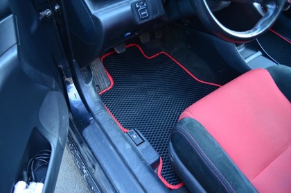 Ворсовые коврики на Honda Civic VII 3d 2001 - 2006 в Новороссийске