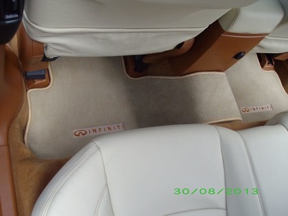 Ворсовые коврики на Infiniti FX I 2003 - 2008 в Новороссийске