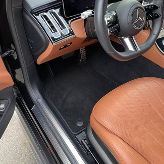 Ворсовые коврики на Mercedes S (W223, V223) 2020 - 2025 в Новороссийске
