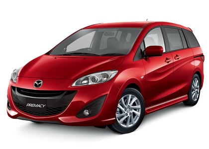 Ворсовые коврики на Mazda Premacy III 2010 - 2018 в Новороссийске