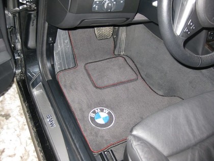 Ворсовые коврики на BMW 5 (E60/E61) 2003 - 2010 в Новороссийске