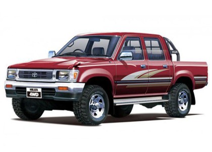 Ворсовые коврики на Toyota Hilux V 1988 - 1997 в Новороссийске