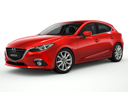 Ворсовые коврики на Mazda Axela III 2013 - 2019 в Новороссийске