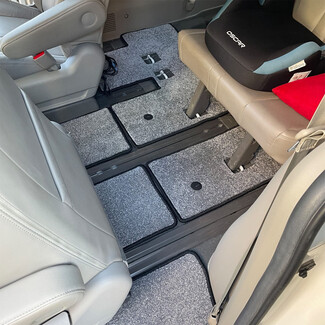 Ворсовые коврики на KIA Carnival III 7 мест 2014&nbsp;-&nbsp;2021 в Новороссийске