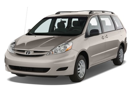 Ворсовые коврики на Toyota Sienna II 2003 - 2010 в Новороссийске
