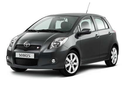 Ворсовые коврики на Toyota Yaris II 2005 - 2011 в Новороссийске