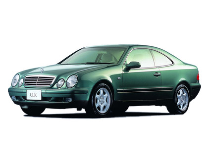 Ворсовые коврики на Mercedes CLK (C208) 1996 - 2003 в Новороссийске