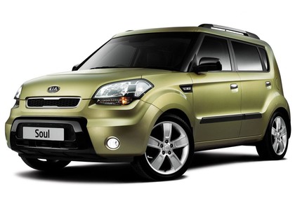 Ворсовые коврики на KIA Soul I 2009 - 2013 в Новороссийске