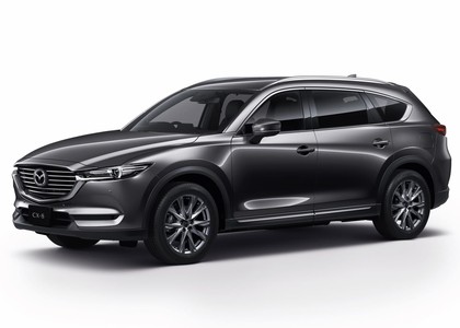 Ворсовые коврики на Mazda CX8 2017 - 2023 в Новороссийске