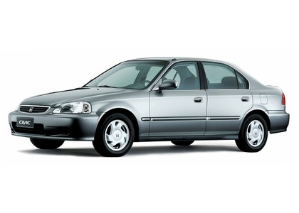 Ворсовые коврики на Honda Civic VI 4d 1995 - 2002 в Новороссийске