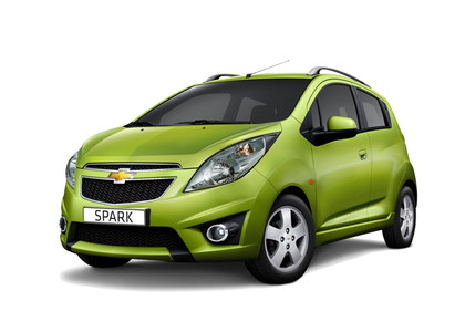 Ворсовые коврики на Chevrolet Spark III 2009 - 2023 в Новороссийске