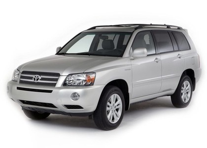 Ворсовые коврики на Toyota Highlander I 2001 - 2007 в Новороссийске
