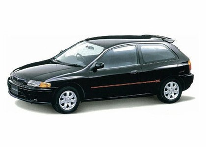 Ворсовые коврики на Mazda Familia (BH) 1994 - 1999 в Новороссийске