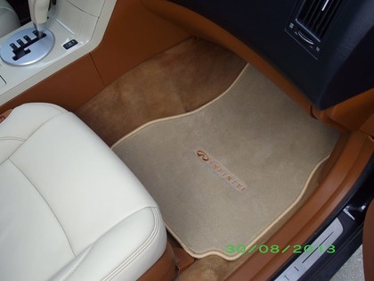 Ворсовые коврики на Infiniti FX I 2003 - 2008 в Новороссийске