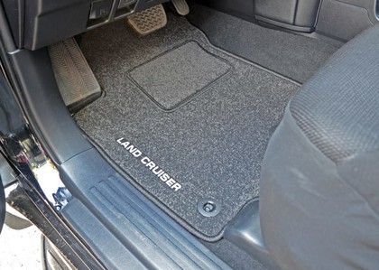 Ворсовые коврики на Toyota Land Cruiser Prado 150 2009 - 2023 в Новороссийске