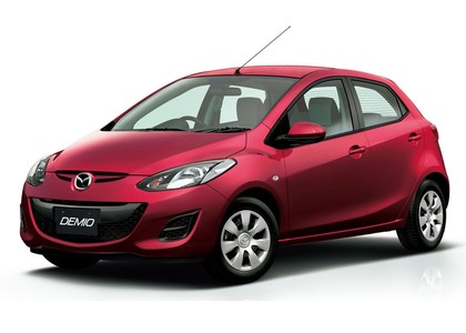 Ворсовые коврики на Mazda Demio III (DE) 2007 - 2014 в Новороссийске